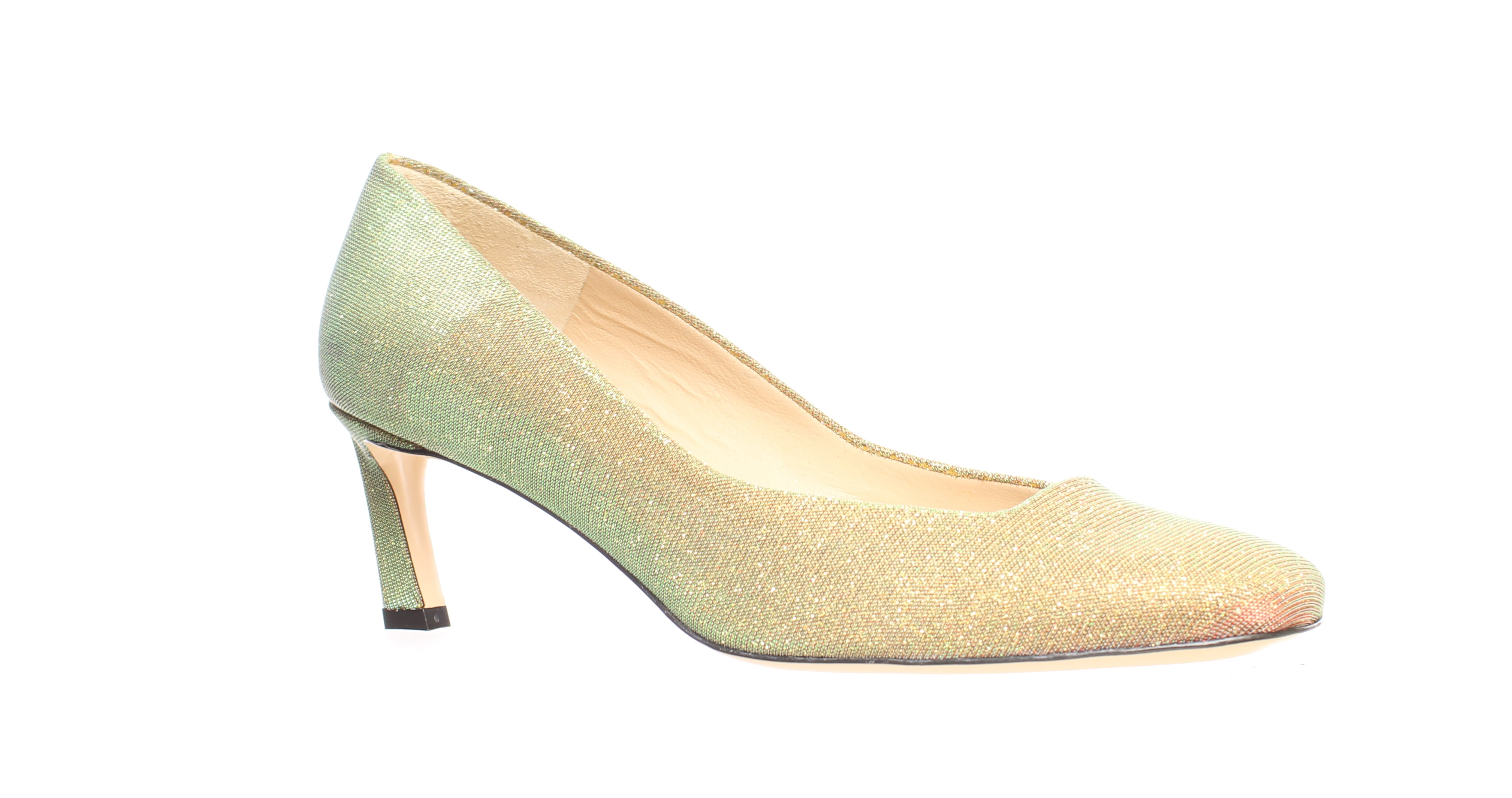 stuart weitzman gold pumps