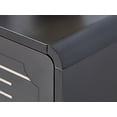thumbnail image 2 of Wirrytor Black Curved Printed 2 Flip Drawer Shoe Cabinet, 85cm Double Layer Narrow Shoe Storage Organizer, Adjustable Shelf Entryway Shoe Rack With Anti-Tip Design For Hallway Bedroom, 2 of 9
