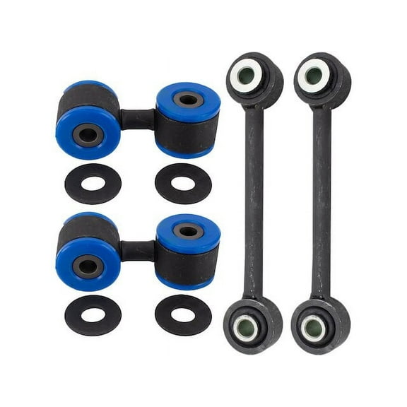 Sway Bar Link Kit 4 Piece - Compatible with 2009 - 2017 Audi Q5 2010 2011 2012 2013 2014 2015 2016