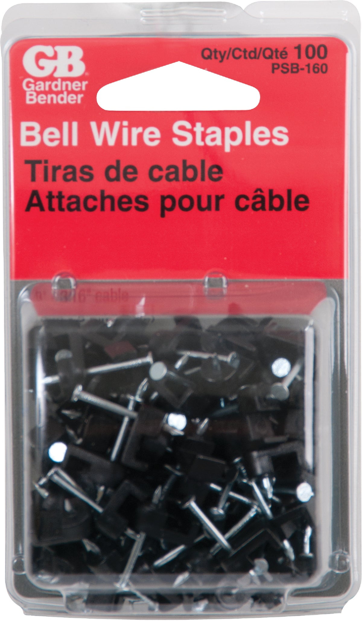 GB Electrical Gardner Bender Low Voltage Bell Wire Staple 3/16 In