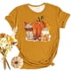 thumbnail image 1 of Fiudx Ofertas Flash Del Día Solo En Línea Camiseta Casual de Manga Corta con Estampado Navideño para Mujer, 1 of 3
