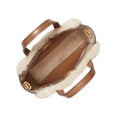 thumbnail image 3 of Michael Kors Womens Sinclair Extra-Small  Faux Fur Trim Crossbody Bag (NATURAL), 3 of 5