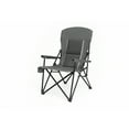 thumbnail image 5 of Leumius Oversized Camping Chair,Heavy Duty Portable Folding Chair with High Back & Cup Holder,Carry Bag Included,250LBS,Gray, 5 of 14