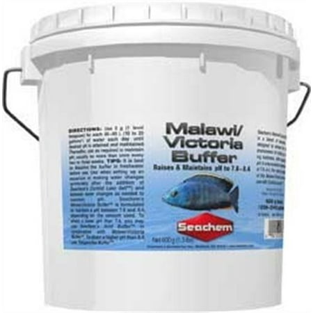 Seachem Malawi/Victoria Buffer Water Treatment Fish; Aquatic Life Supplement, 135.2 Oz