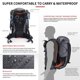 thumbnail image 4 of Mochila de senderismo Naturehike 45 L Rock con marco interno para adulto, 4 of 8
