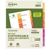 Avery EcoFriendly Dividers, 5-Tab, Ready Index, 3 Sets (11080)