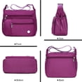 thumbnail image 3 of Nausy Women Shoulder Handbag Roomy Multiple Pockets Bag Ladies Crossbody Purse Fashion Tote Top Handle Satchel, 3 of 6