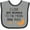 Heather and Black, variant on Inktastic I Love My Nonna to the Moon and Back Boys or Girls Baby Bib