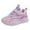 Purple, variant on Gyujnb Mesh Athletic Sneakers Hook and Loop Thick Sole Casual Shoes (Little Girls, Big Girls),2