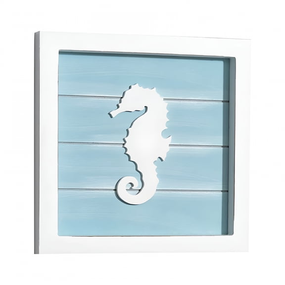 LAMIRO Ocean Theme Beach Wall Decor 3D Wall Art With Sand And Coral Seashell Beach Decor For Home