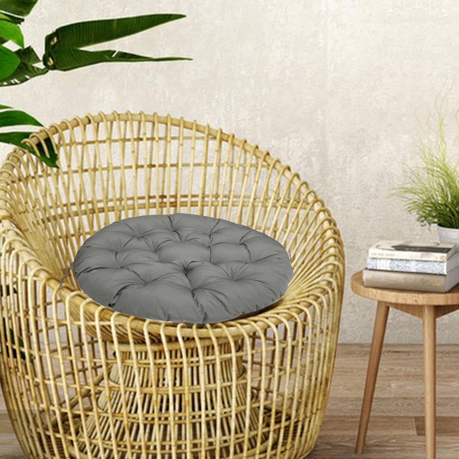 Outdoor Rocking Chair Seat Cushion Hammock Chair Seat Cushion 24 Inch X 24 Inch Seat Cushion Hanging Basket Chair Thicken Comfortable Dark Gray Walmart