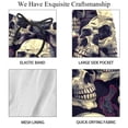 thumbnail image 4 of luoweisi Men's Beach Shorts Quick Dry Swim Trunks with Mesh Lining Skull L, 4 of 5