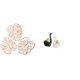 thumbnail image 1 of Adorno De Madera Con Hojas De Palma Y Figuras De Cisnes, Estilo Tropical Selvático, Ideal Para Decorar La Pared De La Habitación, El Baño, La Pared Detrás Del Televisor, La Estantería O La, 1 of 8