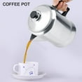 LYUMO Aluminum Coffee Percolator ,Aluminum Alloy Coffee Maker Pot