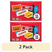 (2 pack) Hershey Assorted, Halloween Candy Variety Bag, 16.38 oz (55 Pieces)