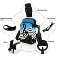 thumbnail image 5 of HELLHERO Blue Gradient Treble Clef Small Crossbody Purse with Adjustable Strap Women for Outdoor Travel 4.33"x1.97"x7.09", 5 of 7
