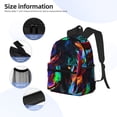 thumbnail image 3 of Goofa The Nightmare Before Christmas Pattern Casual Backpack – School Backpack Lightweight & Ergonomic Design, Water-Resistant, Spacious & Comfortable, Travel, 3 of 6