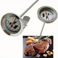 thumbnail image 3 of CUITING Heavy-Duty Stainless Steel Meat Thermometer with Dual-Scale Fahrenheit/Celsius - Fast-Responding Probe for BBQ  Grilling  Oven  Deep Fry - Ideal for Home Cooks & Professional Chef, 3 of 6