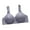 Purple, variant on Homenesgenics Wireless Bras for Women Woman's Fashion Bowknot Printing Comfortable Hollow Out Bra underwear No Rims