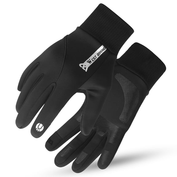 Gloves,Waterproof Bike Winter Windproof Bike Sport Road Thermal Sport Winter Warm Screen Siuke XXL
