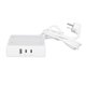 thumbnail image 1 of Potencia de Enchufe Plana, Estacia de Carga de Escritorio Ligero Flexible Ultra Delgada 4 Puntos de Venta 3 Puertos USB para Cruceros de Viegos del Hotel, 1 of 7
