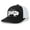 Black/White, variant on Heritage Pride Mens Trucker Hat Embroidered Wild Buffalo Outdoor Hat Baseball Cap-Charcoal/Neon Orange