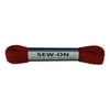 VELCRO 24" Sew-On Hook & Loop Red Fastener
