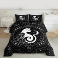 thumbnail image 2 of Homewish Abstract Cat Bedding Comforter Set,Boho Bohemain Style Twin Comforter Sets,Galaxy Starry Sky Bedding Set For Girls Boys,Ultra Soft Home Decor,2-Piece, 2 of 8