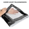 thumbnail image 3 of Perforated Waterproof Tarpaulin, Transparent, Foldable, 3 of 4