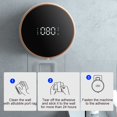 thumbnail image 2 of Wall Mounted Automatic Soap Dispenser, Electric Soap Proposal Machine, Rechargeable with Temperature Display, Suitable for Kids and Adults (White), 2 of 5