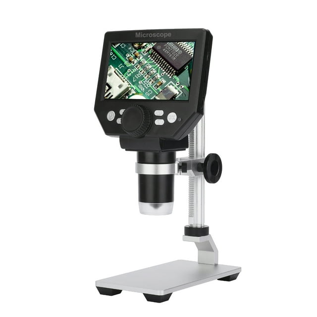 Riwcyla G1000 Digital Electron Microscope 4.3 Inch Large Base LCD Display 10MP 1,1000X Continuous Amplification Magnifier , perfect for daily use, outdoor activities, travel & casual occasions