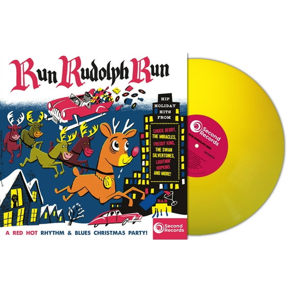 Various Artists Run Rudolph Run (Vinyl Record) 12" Album Coloured Vinyl (Limited Edition)