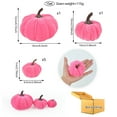 thumbnail image 2 of 7Pcs Assorted Artificial Velvet Pumpkins Small Decorative Foam Fabric Pumpkins for Fall Halloween Thanksgiving Table, 2 of 7