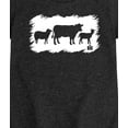 thumbnail image 3 of Case IH - Farm Animal Sketchy - Girls Fitted Short Sleeve Graphic T-Shirt, 3 of 5