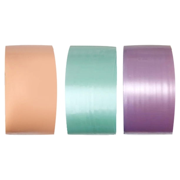 3 piezas de cinta adhesiva de bola interesante, cintas de papelería, cinta adhesiva de bola rodante Naranja y Verde Violeta