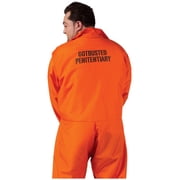 Fun World Got Busted Orange Jumpsuit Men's Halloween Fancy-Dress Costume for Adult, One Size
