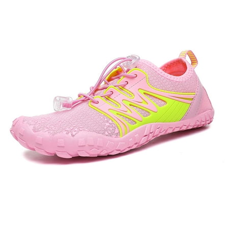 

Unisex Water Shoes Quick Dry Barefoot Sports Comfort Diving Aqua Surf Walking Beach Shoes Pink 41