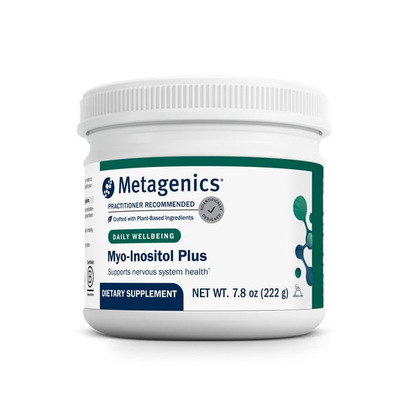 Metagenics Myo-Inositol Plus - Magnesium Supplement for Neuro Health* - With Myo-Inositol, Citric Acid & Magnesium - Supplements for Nervous System & Brain Function* - 7.8 Oz - 30 Servings