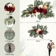 thumbnail image 2 of Letrero de boda con flores (paquete de 2) para fiesta temática, boda, recepción, entrada, señal de bienvenida, decoración Floral Artificial, 2 of 5