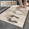 thumbnail image 1 of Fast Drying Bathroom Mat with Non-Slip Backing - Absorbent Diatomite Floor Mat for Shower, Tub, and Sink, 1 of 6