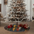 thumbnail image 4 of Rateoe Various Herbs And Spices In Spoons Pattern Christmas Tree Skirt with Ties , Christmas Tree Decorations, Farmhouse Christmas Decor Xmas Holiday Decorations-36", 4 of 6