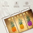 thumbnail image 6 of Elephant Stock Paradise Pineapple Wall Sign Wall Art - Horizontal Multi Panel Canvas - Living Room Wall Decor - Wall Signs Multi Panel - Brown And Pink Decor - 45" x 28", 6 of 8