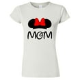 thumbnail image 2 of Minnie mouse Ears MOM Cartoon Printed T-Shirt Funny T-Shirt Short Sleeve T-Shirt Soft and Comfy Shirt, Lightweight Shirt Color White Medium, 2 of 3