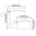 thumbnail image 3 of 2 Pack Cute Little Wet Dry Bags for Baby Diapers & Breast Pump Parts, Waterproof Reusable Wet Bag with Handle, Beach Pool Gym Bag Stroller Yoga Toiletries Daycare Organizer, 3 of 3