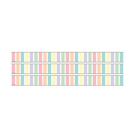 Stripes Rolled Border - Pack of 3