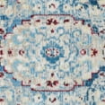thumbnail image 2 of Rugsotic Carpets Machine Woven Crossweave Area Rugs - 2'X3'10'', Rectangle,Ivory Blue,Classic Oriental Traditional , Low Pile Machine Made Area Rugs For Living Room, Bed Room (M00063), 2 of 6