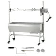 thumbnail image 1 of KFFKFF Rôtissoire Broche Rôtissoire BBQ Gril Cochon Agneau Poulet Rôtissoire 42W 135 Lb, 1 of 9