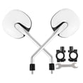 thumbnail image 1 of guohui 2 Pieces Bicycle Rearview Mirror Wide View Bar End Mirror Electric Bike Rearview White, 1 of 8