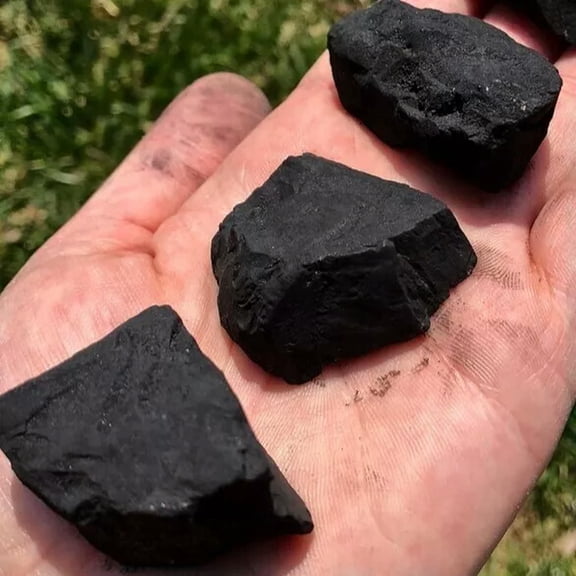 MATROOY Raw Rough Shungite Healing Mineral Rocks Crystal Gifts Collection for DIY 1PCS