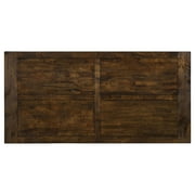 Coleman Rectangular 79-inch Dining Table Rustic Golden Brown